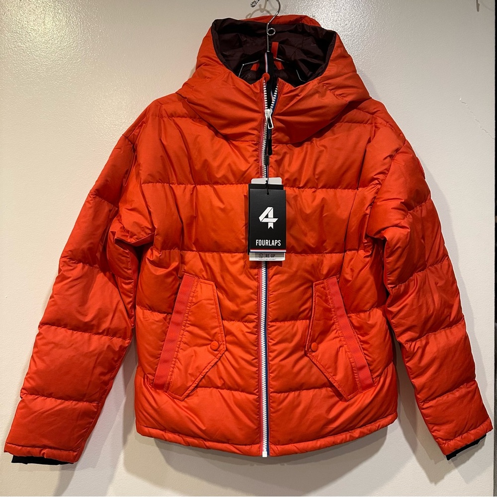 Fourlaps Women's Vibrant Red Puffer Jacket